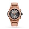 Replica Hublot Big Bang Men Automatic Black 18ct Rose Gold Watch 451.OX.1180.OX