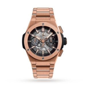 Replica Hublot Big Bang Men Automatic Black 18ct Rose Gold Watch 451.OX.1180.OX