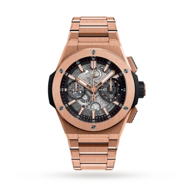 Replica Hublot Big Bang Men Automatic Black 18ct Rose Gold Watch 451.OX.1180.OX