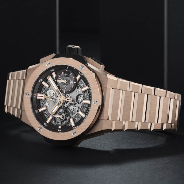 Replica Hublot Big Bang Men Automatic Black 18ct Rose Gold Watch 451.OX.1180.OX - Image 2