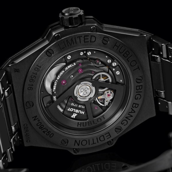 Replica Hublot Big Bang Men Automatic Black Ceramic Watch 456.CX.0140.CX - Image 4