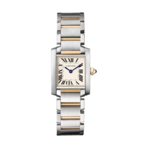 Replica Cartier Tank Française Women Quartz Silver Bicoloured Watch W51007Q4