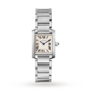 Replica Cartier Tank Française Women Quartz Silver Stainless Steel Watch W51008Q3