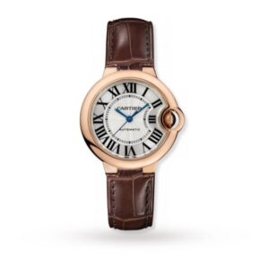 Replica Cartier Ballon Bleu de Cartier Women Automatic Silver Leather Watch W6920097
