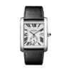 Replica Cartier Tank MC Men Automatic Silver Alligator Watch W5330003
