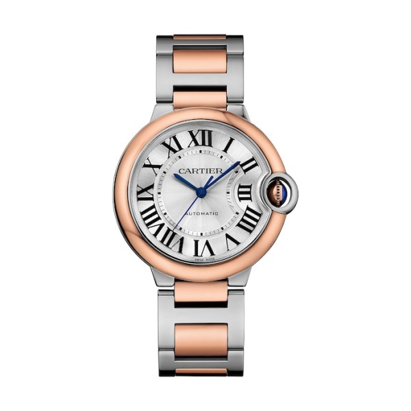 Replica Cartier Ballon Bleu de Cartier Women Automatic Silver Bicoloured Watch W2BB0003