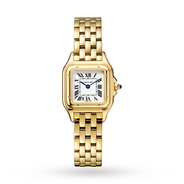 Replica Cartier Panthère de Cartier Women Quartz Silver 18ct Gold Watch WGPN0008
