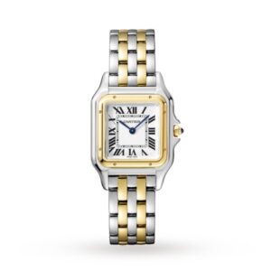 Replica Cartier Panthère de Cartier Women Quartz White 18ct Yellow Gold Watch W2PN0007
