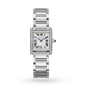 Replica Cartier Tank Française Women Quartz Silver Stainless Steel Watch W4TA0008