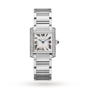 Replica Cartier Tank Française Women Quartz Silver Stainless Steel Watch W4TA0009