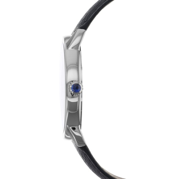 Replica Cartier Ronde de Cartier Men Automatic Silver Leather Watch WSRN0022 - Image 4