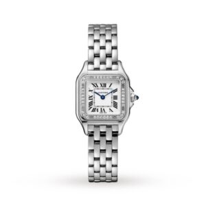 Replica Cartier Panthère de Cartier Women Quartz White Stainless Steel Watch W4PN0007
