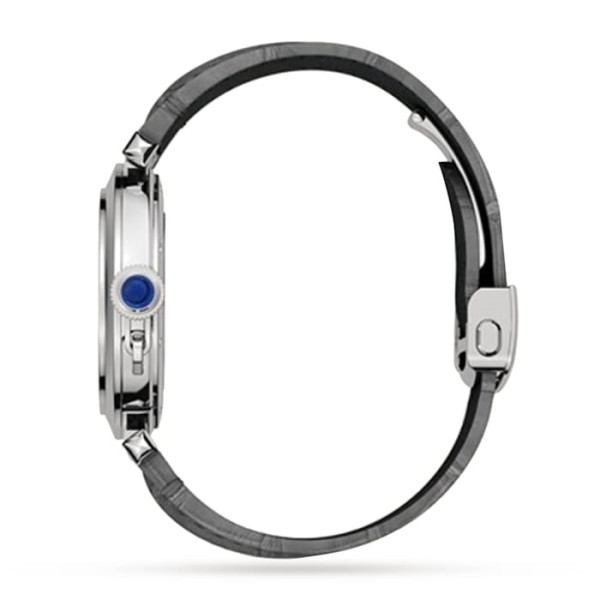 Replica Cartier Pasha de Cartier Men Automatic Silver Alligator Watch WSPA0010 - Image 5