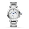 Replica Cartier Pasha de Cartier Women Automatic Silver Stainless Steel Watch WSPA0013