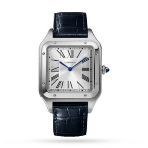 Replica Cartier Santos-Dumont Men Automatic Silver Stainless Steel Watch WSSA0032