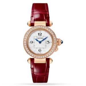 Replica Cartier Pasha de Cartier Women Quartz White Alligator Watch WJPA0017