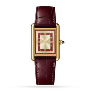Replica Cartier Tank Louis Multicoloured Leather Watch WGTA0059