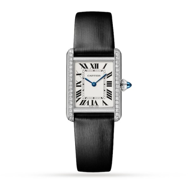 Replica Cartier Tank Must Women Quartz Silver Calf Watch W4TA0016