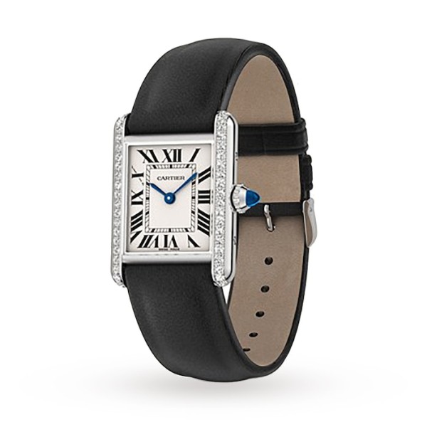 Replica Cartier Tank Must Women Quartz Silver Calf Watch W4TA0016 - Image 2