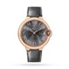 Replica Cartier Ballon Bleu de Cartier Men Automatic Grey Alligator Watch WGBB0050