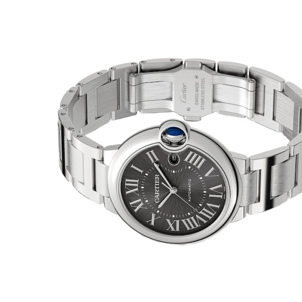 Replica Cartier Ballon Bleu de Cartier Men Automatic Grey Stainless Steel Watch WSBB0060 - Image 5