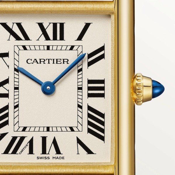 Replica Cartier Tank Louis Men Quartz White Alligator Watch WGTA0067 - Image 4