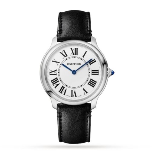 Replica Cartier Ronde Must Women Quartz Silver Calf Watch WSRN0030