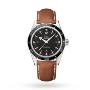 Replica Omega Seamaster Men Automatic Brown Leather Watch O23332412101002