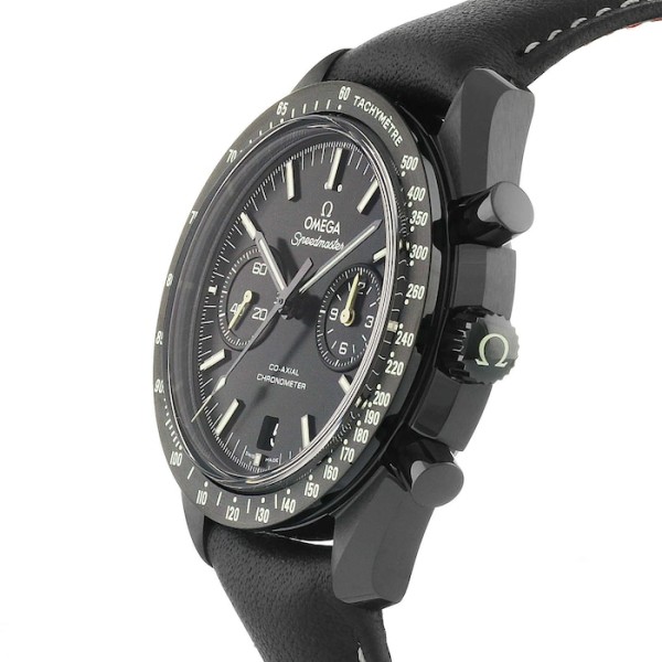 Replica Omega Speedmaster Men Automatic Black Leather Watch O31192445101004 - Image 3