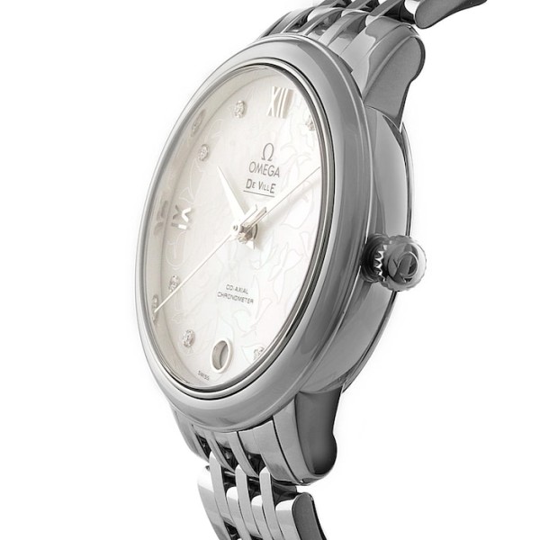Replica Omega De Ville Women Automatic Mother of Pearl Stainless Steel Watch O42410332055001 - Image 4