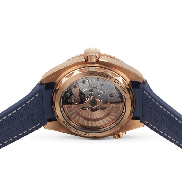 Replica Omega Planet Ocean Men Automatic Blue Leather Watch O21563442103001 - Image 2