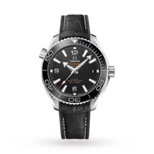 Replica Omega Planet Ocean Men Automatic Black Leather Watch O21533402001001
