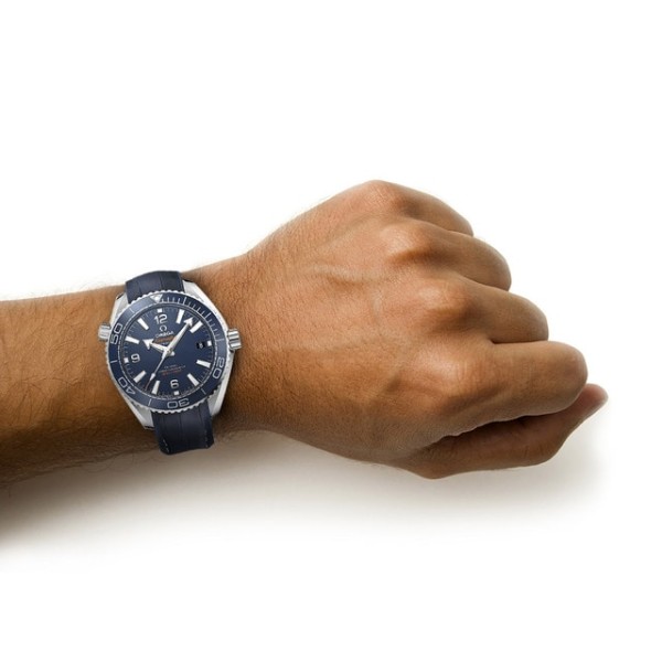 Replica Omega Planet Ocean Men Automatic Blue Leather Watch O21533402003001 - Image 5