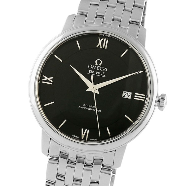 Replica Omega De Ville Men Automatic Black Stainless Steel Watch O42410402001001 - Image 5