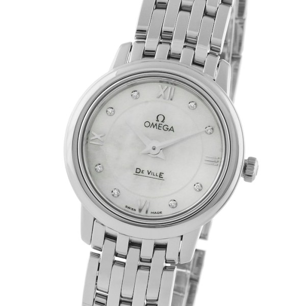 Replica Omega De Ville Women Quartz Silver Stainless Steel Watch O42410246055001 - Image 3
