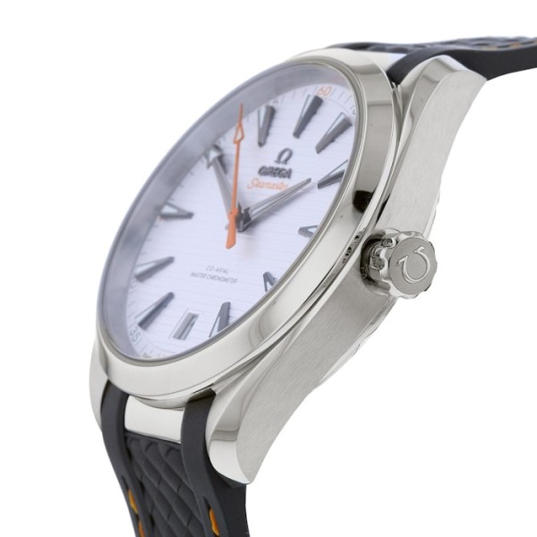 Replica Omega Seamaster Aqua Terra Men Automatic Silver Rubber Watch O22012412102002 - Image 3