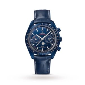 Replica Omega Speedmaster Men Automatic Blue Leather Watch O30493445203001