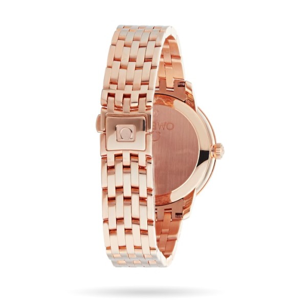 Replica Omega De Ville Women Automatic Mother of Pearl 18ct Rose Gold Watch O42450332005002 - Image 4