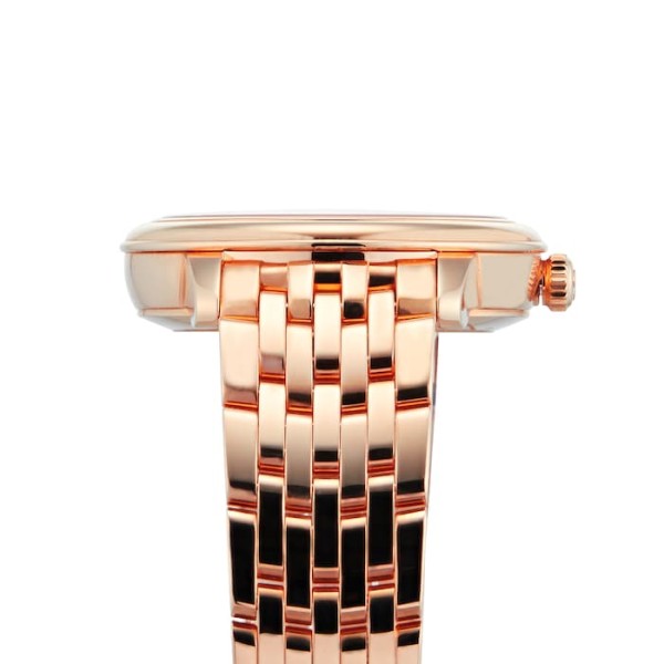 Replica Omega De Ville Women Automatic Mother of Pearl 18ct Rose Gold Watch O42450332005002 - Image 3