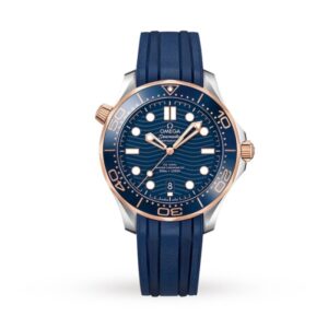 Replica Omega Seamaster Men Automatic Blue Rubber Watch O21022422003002