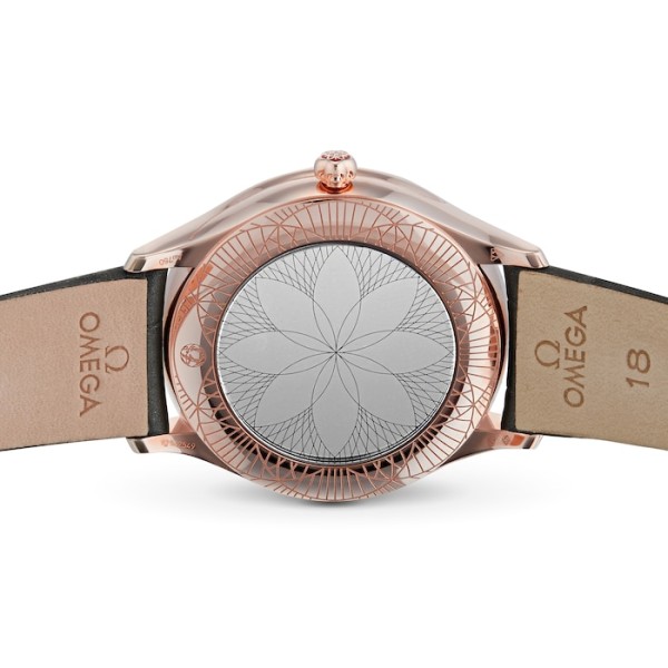 Replica Omega De Ville Women Quartz Silver Leather Watch O42858366002001 - Image 4