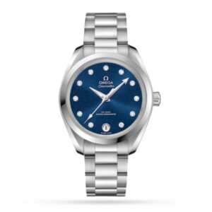 Replica Omega Seamaster Aqua Terra Women Automatic Blue Stainless Steel Watch O22010342053001