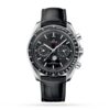 Replica Omega Speedmaster Men Automatic Black Leather Watch O30433445201001