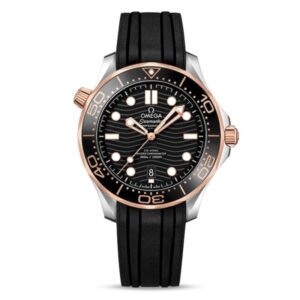 Replica Omega Seamaster Men Automatic Black Rubber Watch O21022422001002
