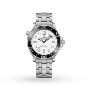 Replica Omega Seamaster Men Automatic White Stainless Steel Watch O21030422004001