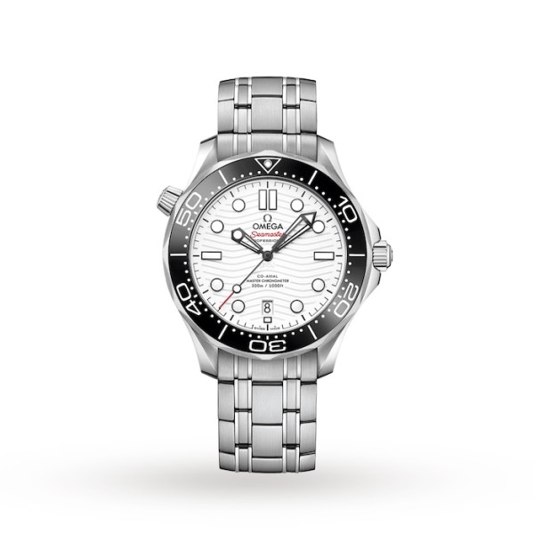 Replica Omega Seamaster Men Automatic White Stainless Steel Watch O21030422004001