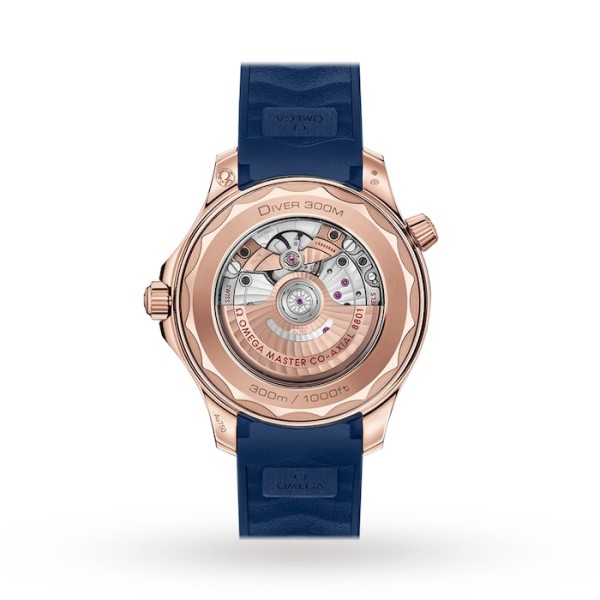 Replica Omega Seamaster Men Automatic Blue Rubber Watch O21062422003001 - Image 6