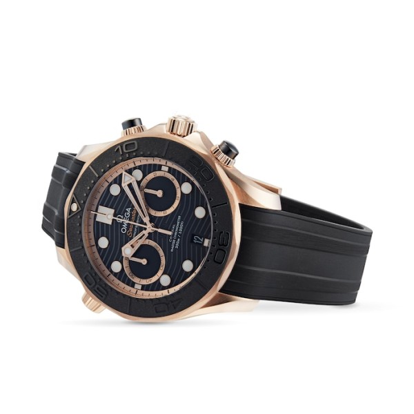 Replica Omega Seamaster Men Automatic Black Rubber Watch O21062445101001 - Image 2