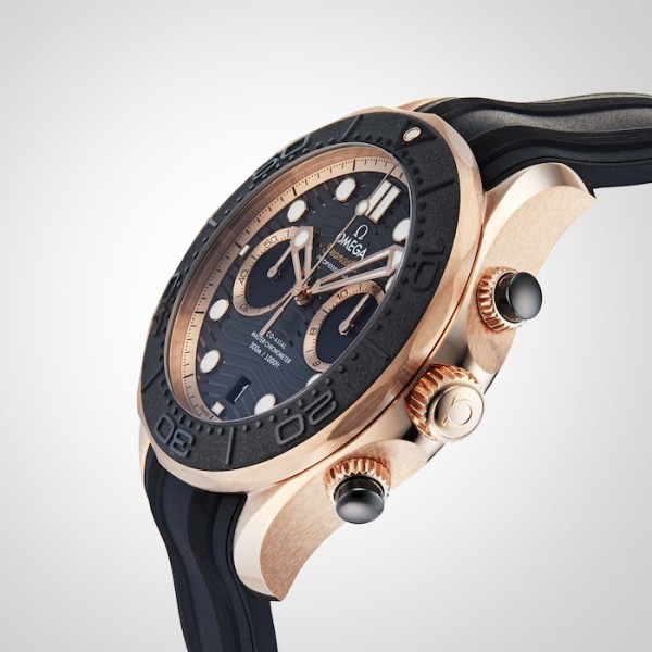 Replica Omega Seamaster Men Automatic Black Rubber Watch O21062445101001 - Image 5