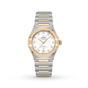 Replica Omega Constellation Women Automatic Mother of Pearl Stainless Steel Watch O13125292055002